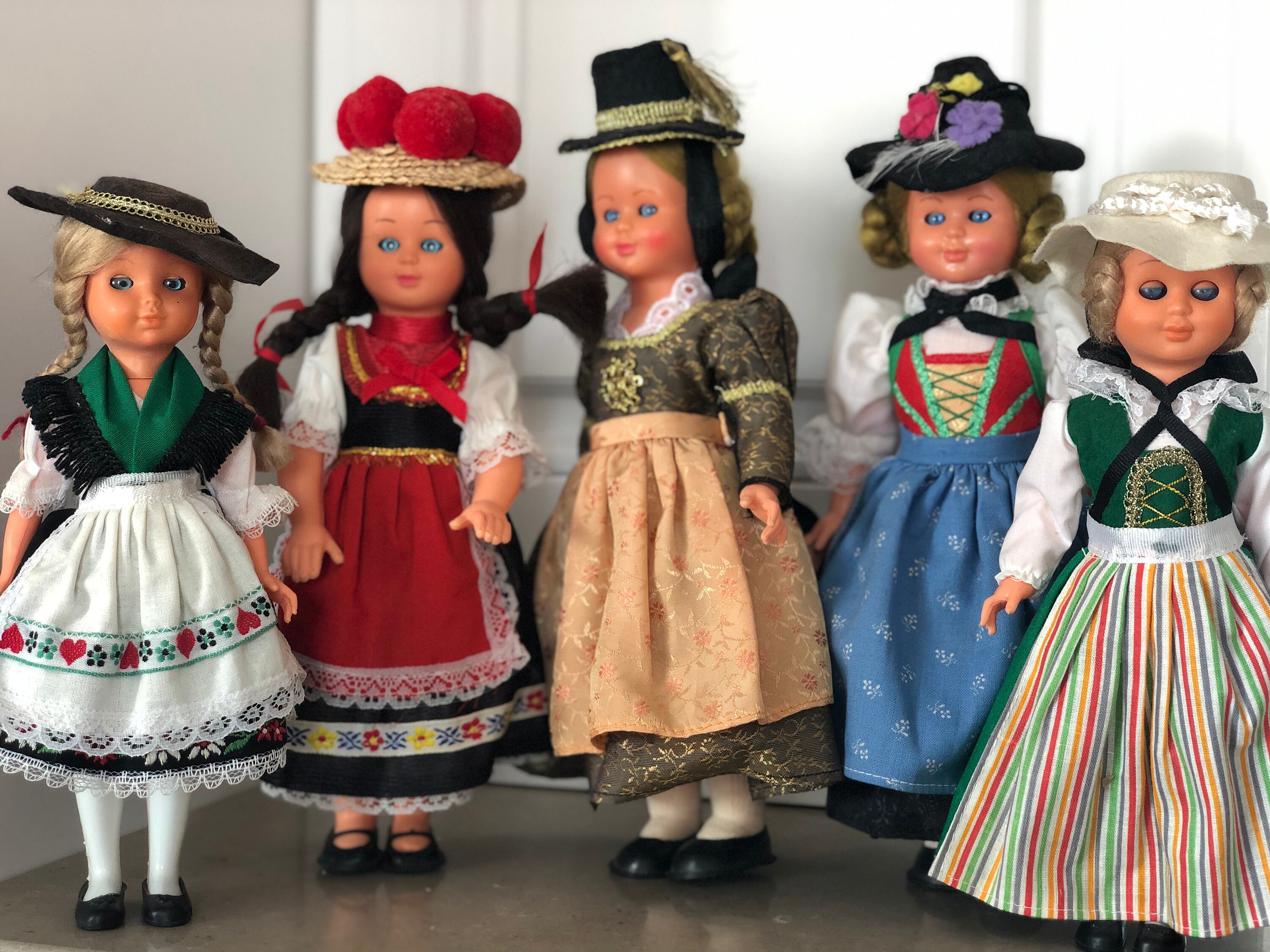Vintage Dolls collection of Europe.Doll national costume to be Etsy