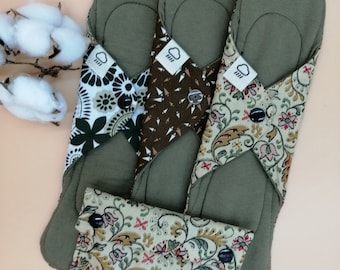 Cloth Pads Starter Set/Cloth Pads Set/Cloth Pads/Reusable Pads/Eco Friendly/Menstrual Pads/Period Pads/Reusable Cloth Pads/Zero Waste.