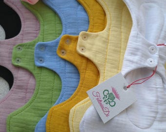 Postpartum Heavy Pads.Set 7pads size 14".Soft muslin pads.Postpartum gift set.New mom essentials. Hospital bag Gift.Reusable maternity.