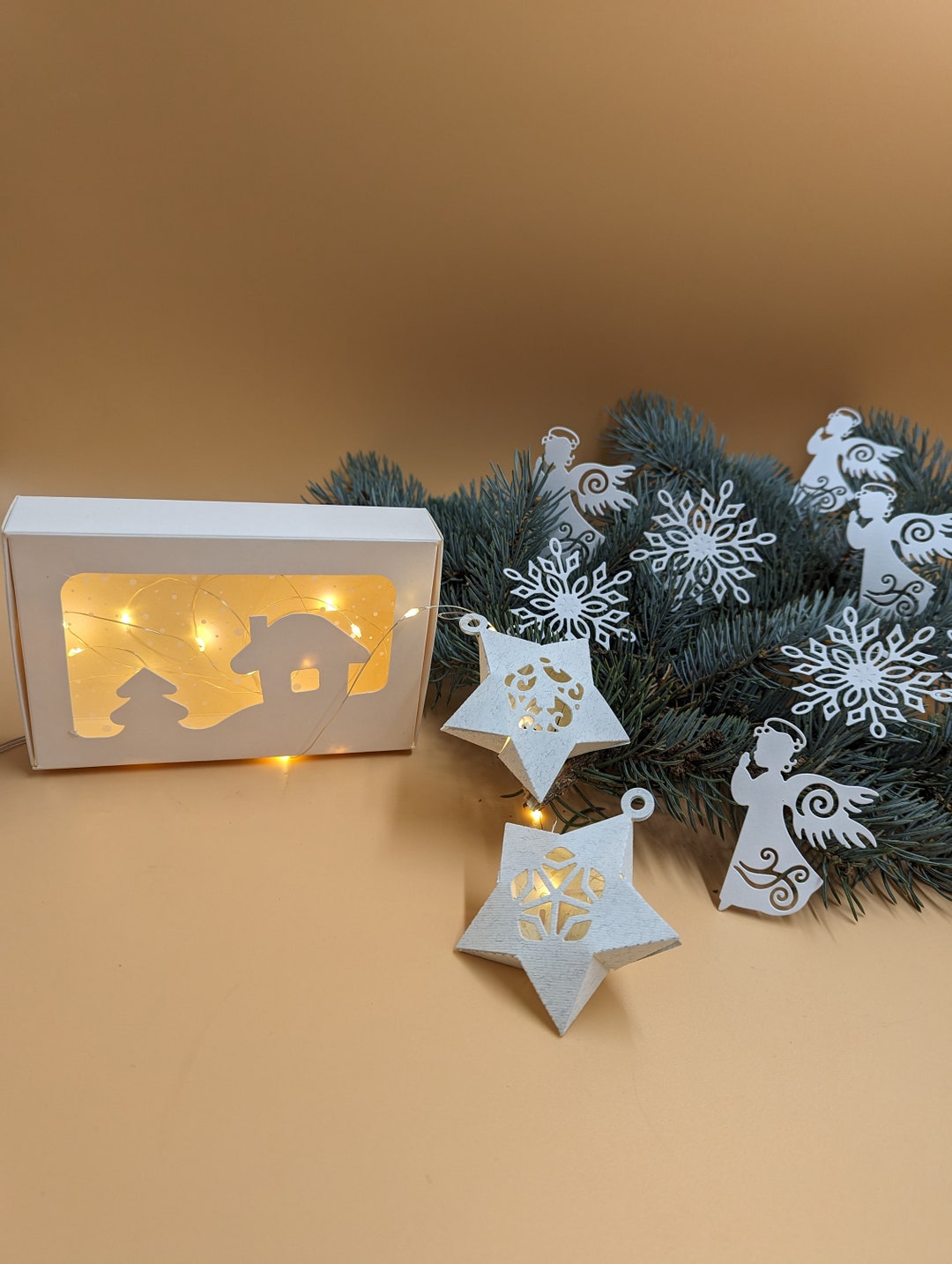 Miniature Christmas Ornaments Paper Ornaments Tree Ornaments DIY miniature-christmas-ornaments-paper-ornaments-tree-ornaments-diy