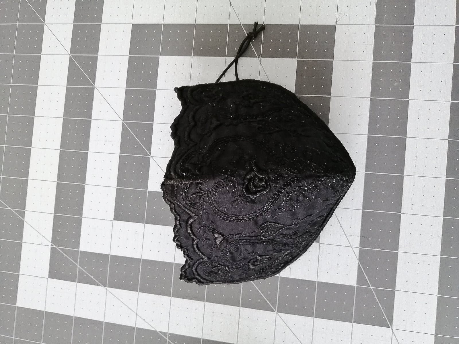 Embroidered Face Mask/Designer Face Mask/Washable Face Mask/Black Face Mask/Linen Face Mask/Women Face Mask/Cotton Face Mask/Allergy Mask