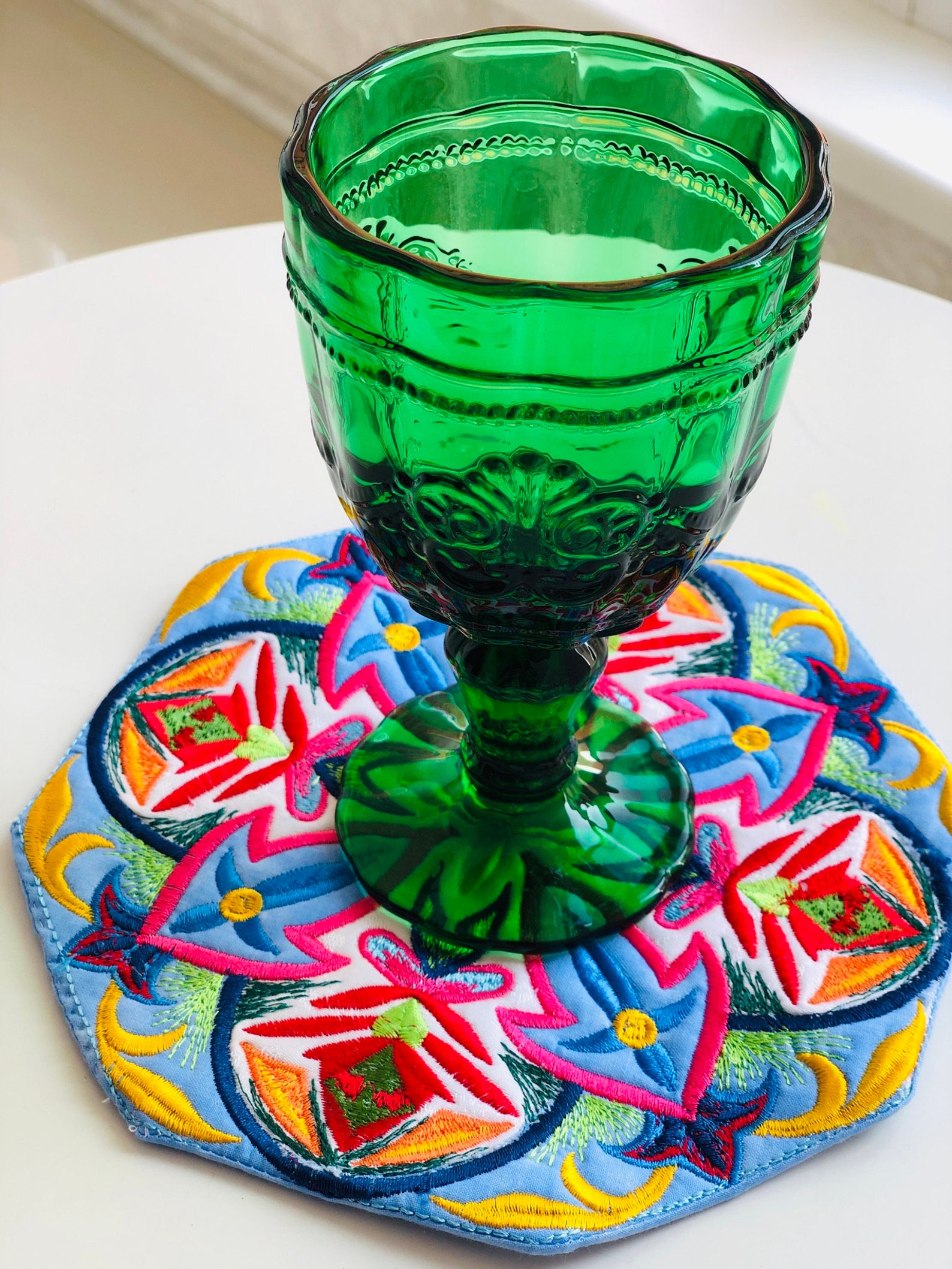 Quilted Placemat/placemat Set 2/ Cotton Kitchen Mat/dinner Etsy