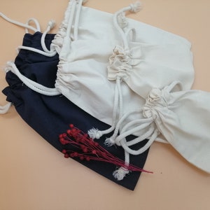 Canvas Produce Bags/ Reusable Bags/ Eco Bags/ Storage Bag/ Grocery Shopping Bags/ Zero Waste/ Produce Bags Set/ Veggie Bags/ Fruit Bag.
