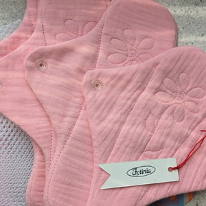 Stoffbinden-Starterset/Wiederverwendbare Binden/Periodenbinden/Bio-Stoffbinden/Wiederverwendbare Slipeinlage/Stoffbinden/Umweltfreundliches Geschenk/Zero Waste.