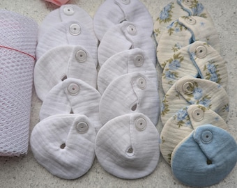 Set of 10 G Tube Pads. Feeding Tube Covers Universal.Tubie Accessories.Medicak Skin Care.Reusable Tube Pads.Absorbent Stoma Pad