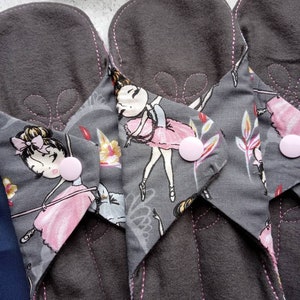Cloth Pads Set/Reusable Pads/Menstrual Pads/Reusable Panty Liner/Cloth Pads/Period Pads/Sanitary Pads/Organic Cloth Pads/Eco Friendly Gift.