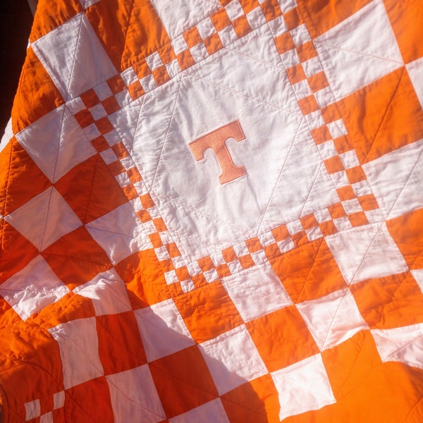 Pattern for University of Tennessee Checkerboard Quilt