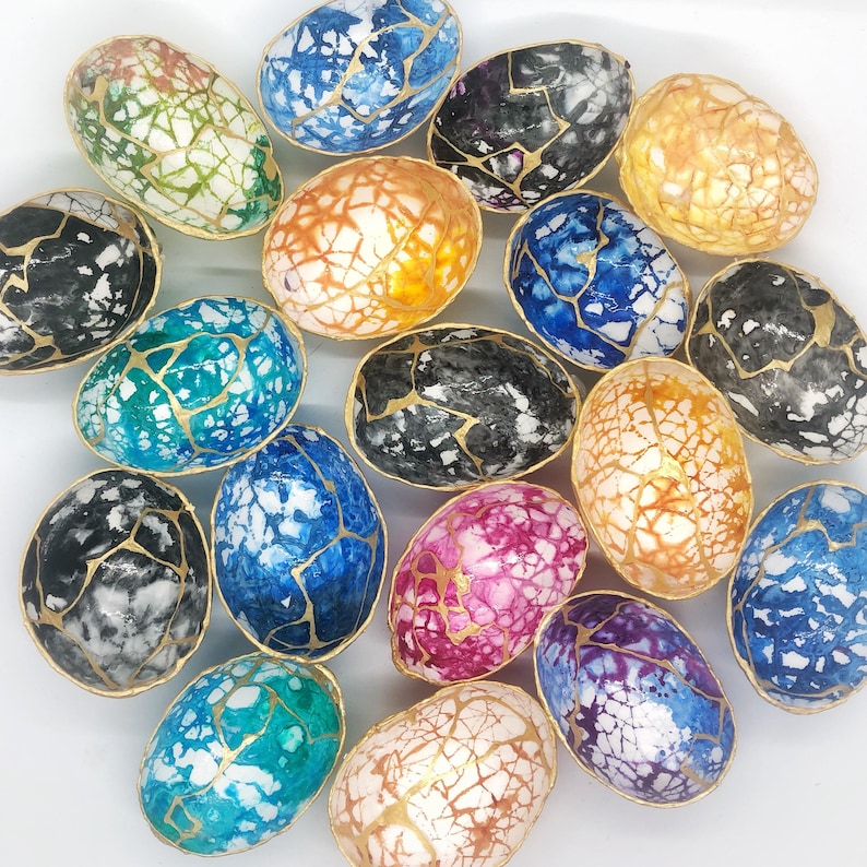 love Kintsugi Eggshells gift of encouragement sympathy and healing personalization available choice of colors