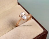 Simple Aquamarine, Pear Cut Ring, Natural Aquamarine Ring, Vintage Ring, Solitaire Ring, Wedding Ring, March Birthstone Ring, Vintage Ring