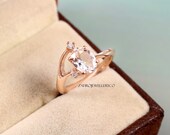 Aquamarine Ring, Antique Zircon Ring, March Birthstone, Oval Aquamarine Ring, Natural Aquamarine Ring, Wedding Gift Ring, Brides Ring