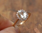 Aquamarine Ring, 925 Sterling Silver Ring, Aquamarine Jewelry, March Birthstone, Engagement Ring, Promise Ring, Statement Ring, Wedding Ring