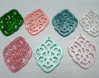 Silikonform Kegel 39x24 mm facettiert Mold Handwerk Resin Gießen 1207