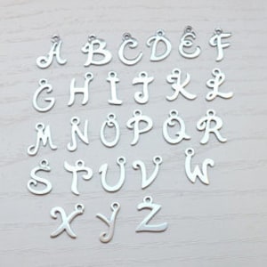 Edelstahl-Anhänger "Initiale" von A-Z