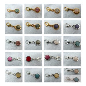 1 Anhänger "Mini-Cabochon" 5 Farben z. Auswahl