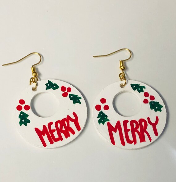 Merry Christmas Earrings 2025