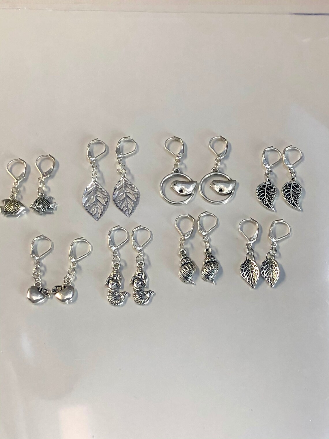 Silver Huggie Earring Sets Etsy