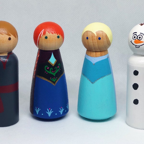 Frozen Peg Dolls - Set of 4