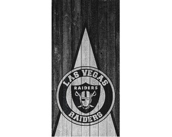 Oakland Raiders Cornhole Set Of 6 Vinyl Decal Stickers Bean Bag Toss Game Nfl