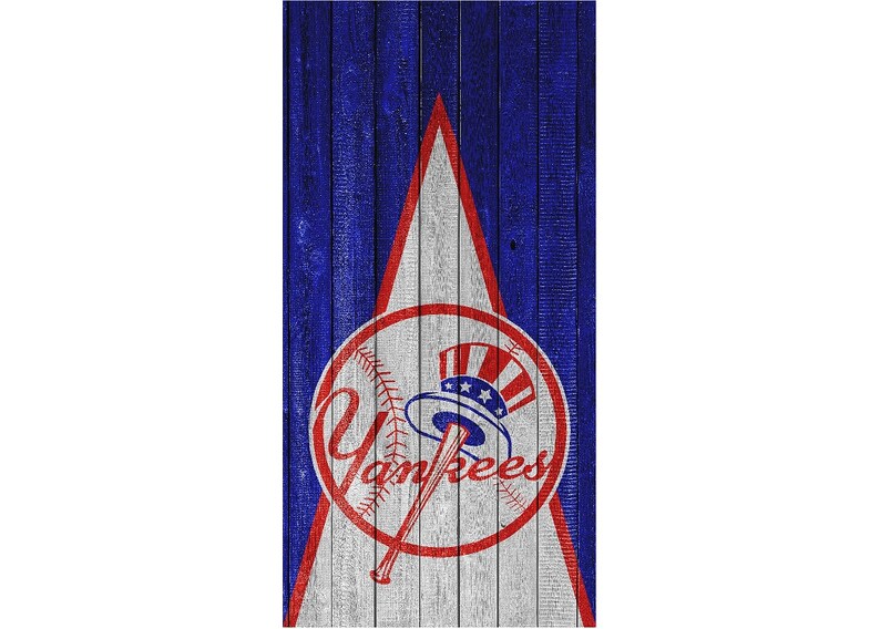 Cornhole Wrap New York Yankees V Etsy