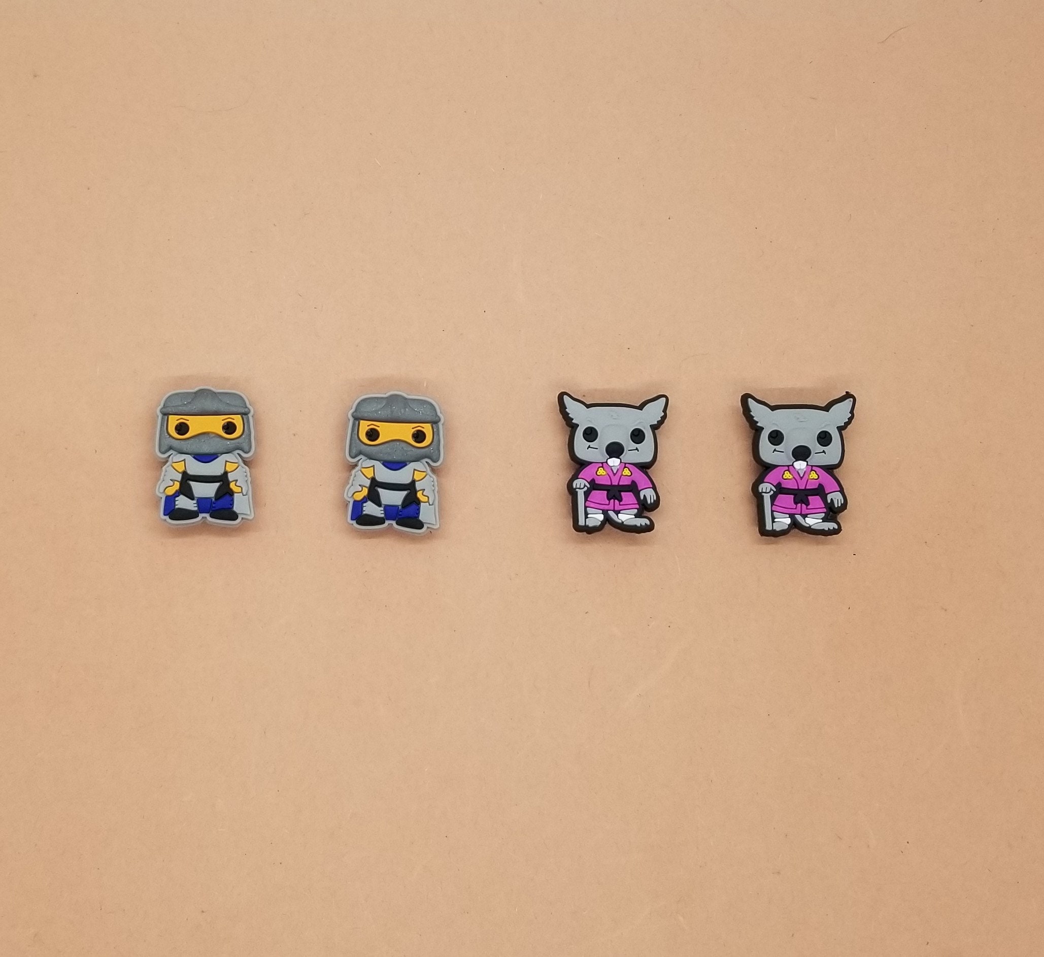 5X TMNT Teenage Mutant Ninja Turtles Shoe Charms Crocs Jibbitz