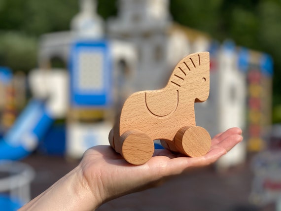 horse wooden childrens toy
