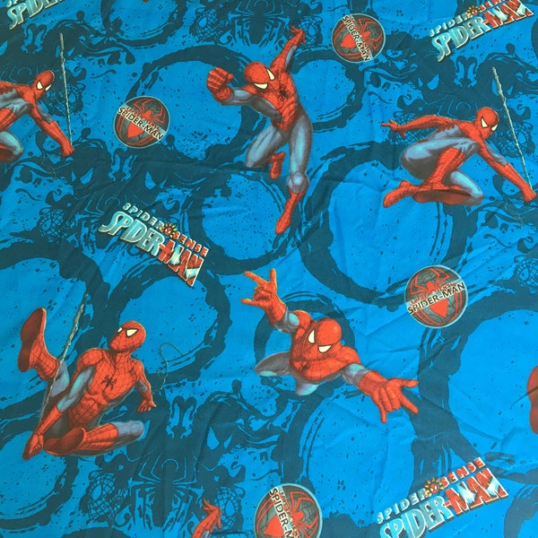 Spiderman, Twin Sheet, flat sheet, Spider Sense, Marvel, Spidey, Childs bed, used