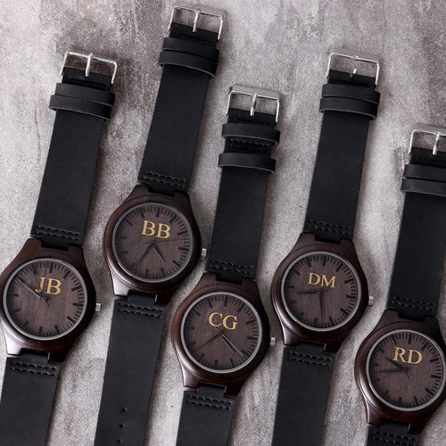 Groomsmen Gifts Personalized Mens Watch Best Man Gift Etsy