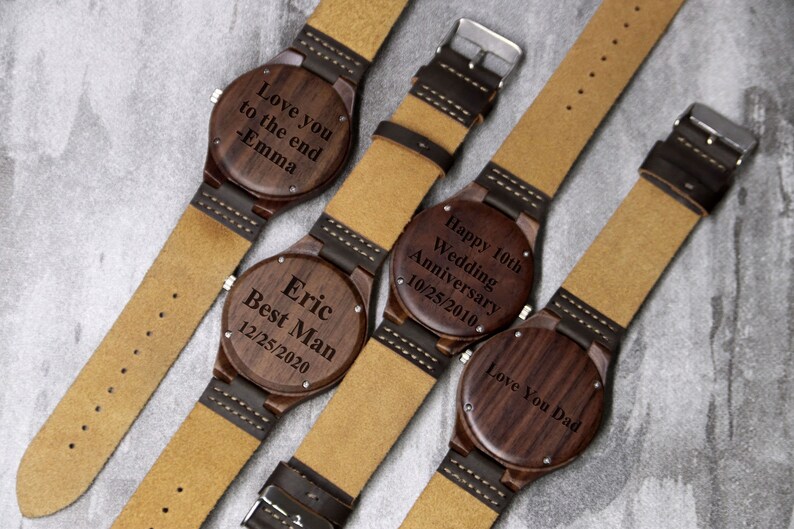 Groomsmen Gifts Personalized Mens Watch Best Man Gift Etsy