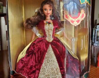 Disney Princess Beauty and The Beast Christmas Belle still in box