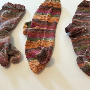 Handknit Acrylic Women's Flip Flop Socks