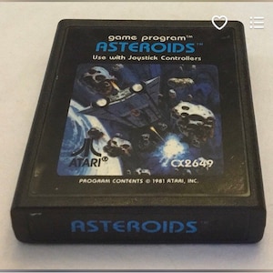 Vintage Atari Game Astroids 1981