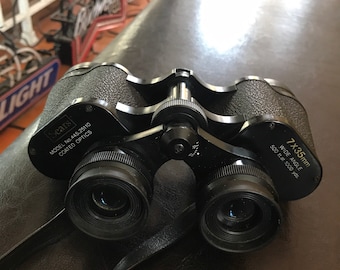 Vintage Sears Binoculars with Original Case - Model 445-25110 Coated Optics 7x35mm