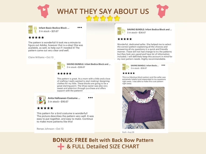 See how thrilled our clients with their purchases. I do not just offer sewing patterns, I provide lifelong assistance and support to help you conquer your fears and become a designer, pattern making and sewing guru. Join the fun and fabulous journey