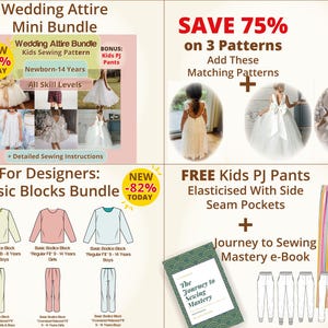 Bonus Full detailed size chart  to make designing process. Free 75 promo code for your next purchase. Side Seam Pocket Option. Do not miss out on checking Basic Blocks Bundles for endless designing possibilities