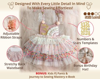 first birthday dress pattern First Birthday Dress Made from Clearance Finds