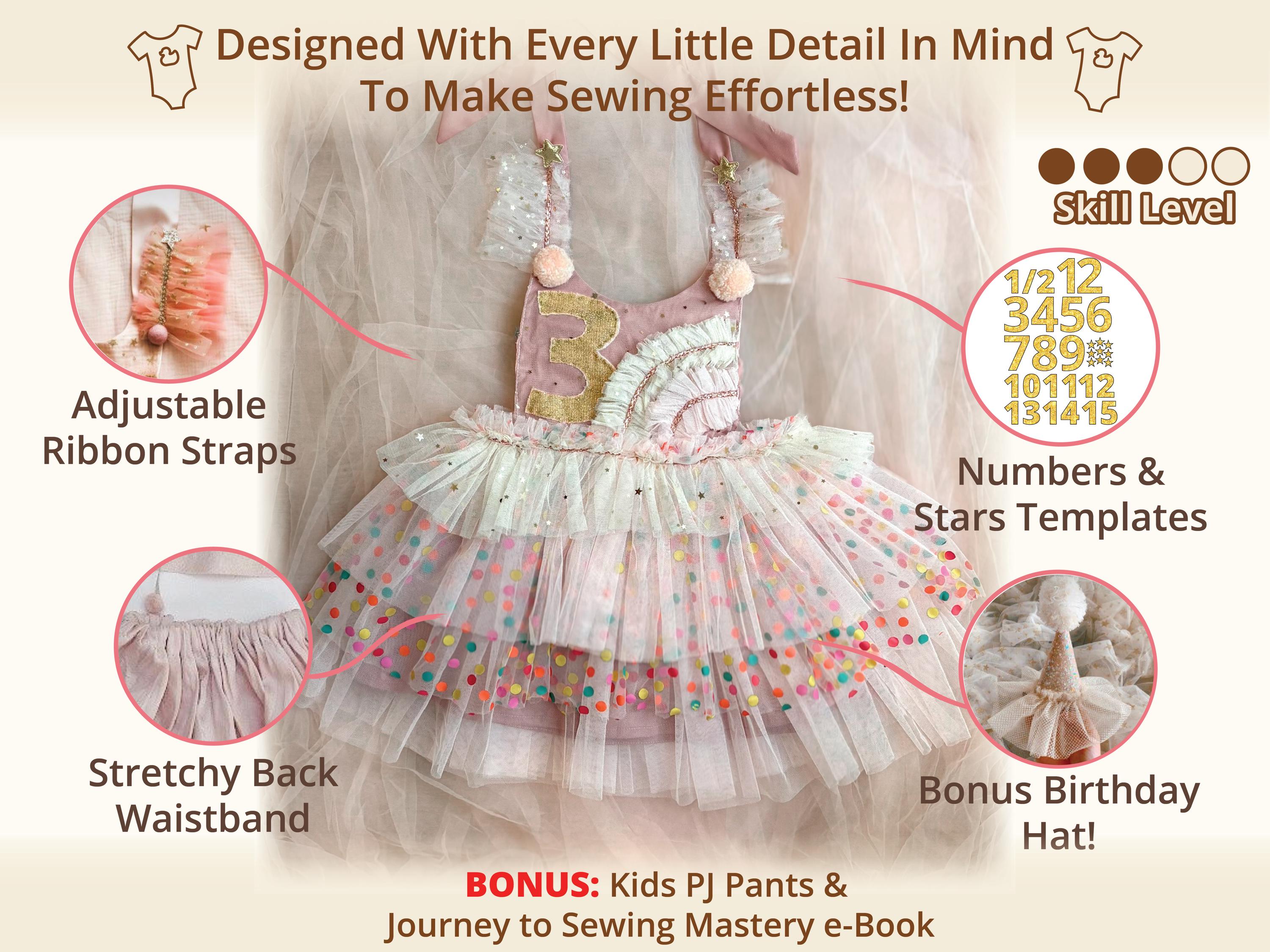 birthday dress pattern Mariza Garden Party Top & Dress Sewing Pattern main image 1