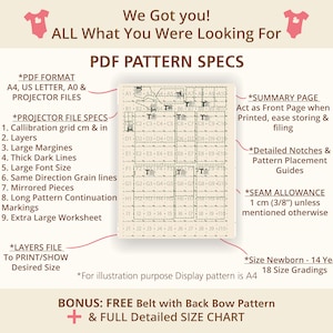 We Got You. All what you dream of.
PDF instant download A4, A0, US Letter and Projector file. Layered Size gradings in different colors and shapes. 1 cm seam allowance. Notches marks and pattern placement to ensure perfect garment