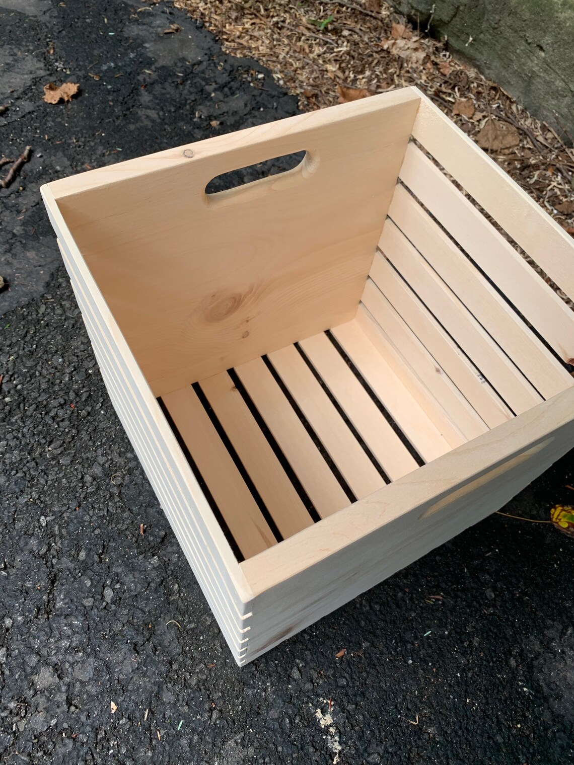 13 x 13 Cube Crate Wooden Storage Crate Etsy