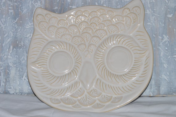 Pottery Barn Owl Plate Set Of 4 Plates Etsy