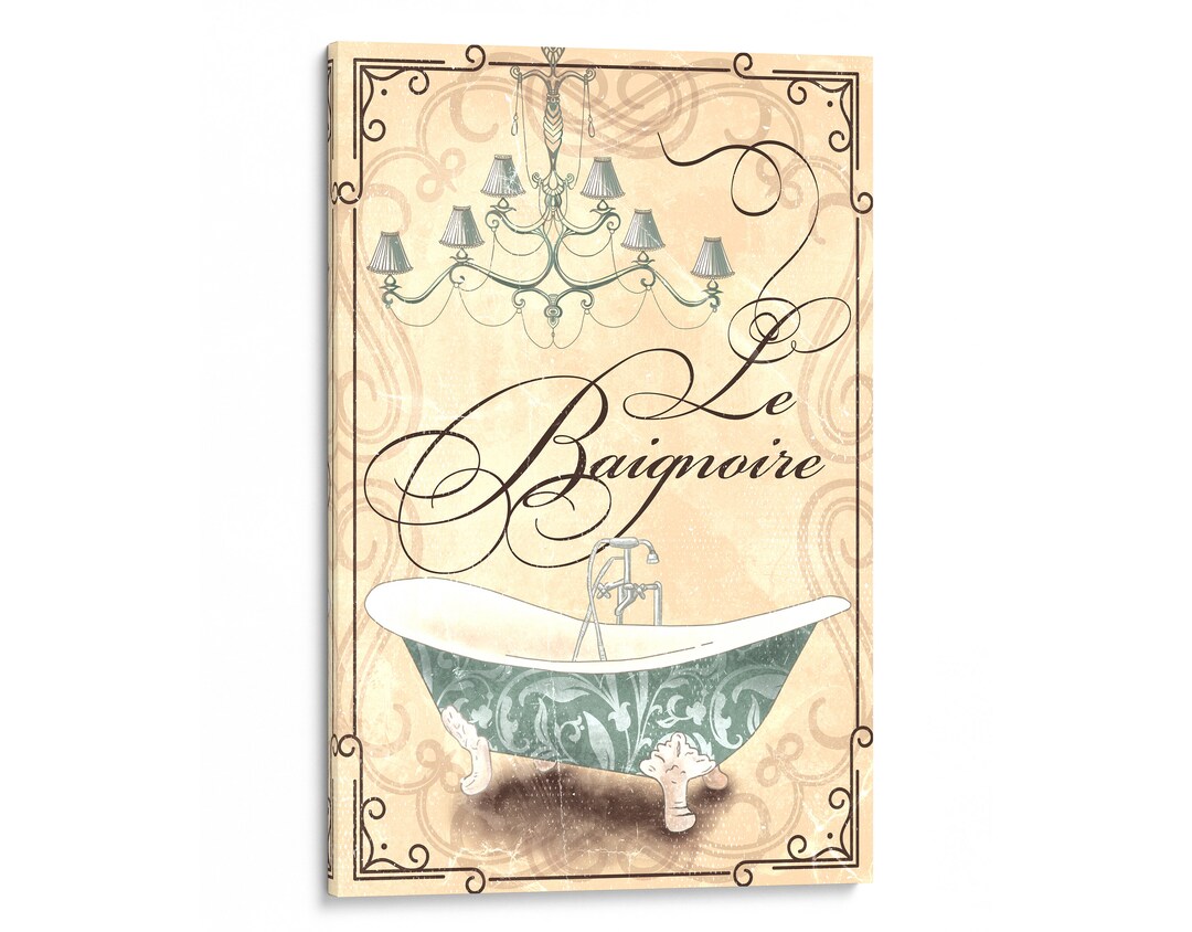 Intalence Art Rustic Bathroom Wall Art Decor Modern Vintage Etsy