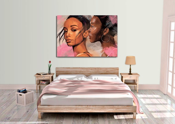 Women Fashion Canvas Wall Art ,Pink Bedroom Wall Decor, Perfume Modern –  SHECAGO BEAUTY SOURCE