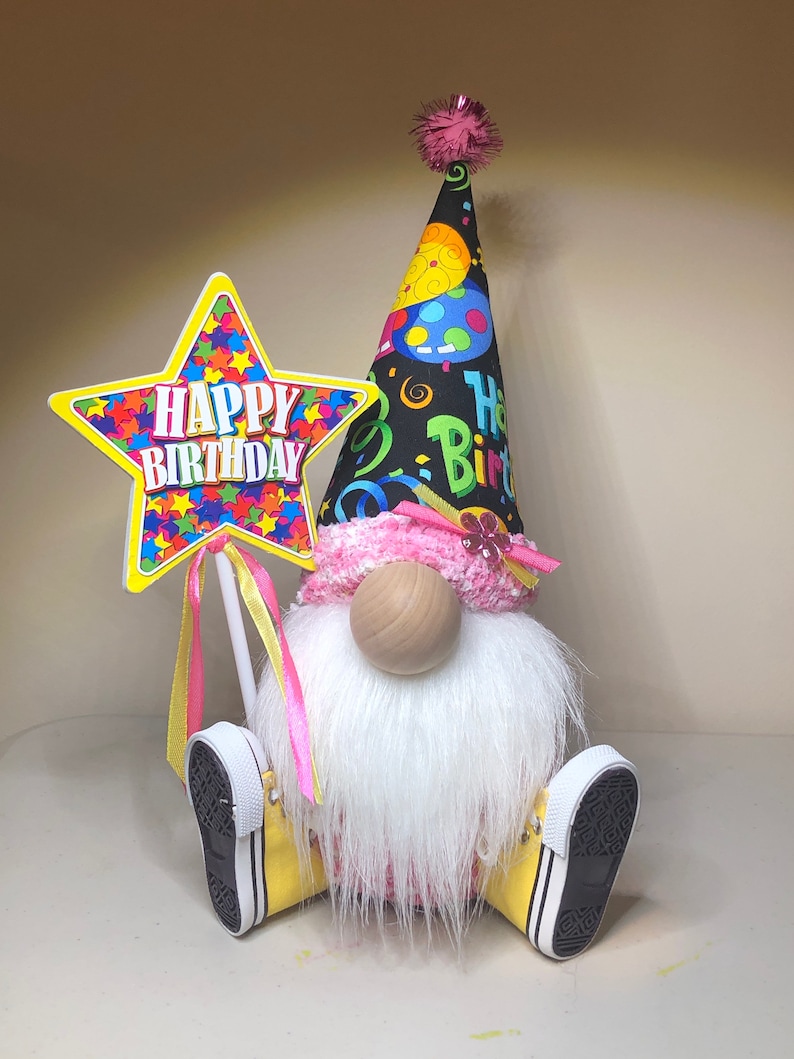 Download Happy Birthday Gnome | Etsy
