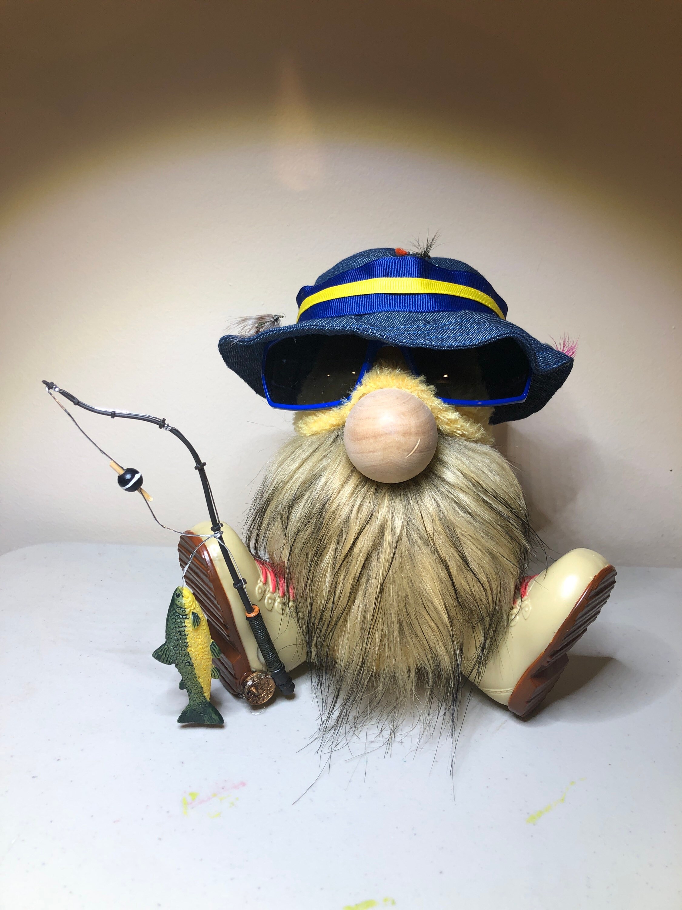 Fishing Gnome Etsy