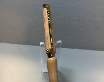 The Par Three - Slim-style Pen made of Bird's Eye Maple