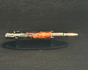 Copper Haze Bolt Action Pen with Gunmetal Trim