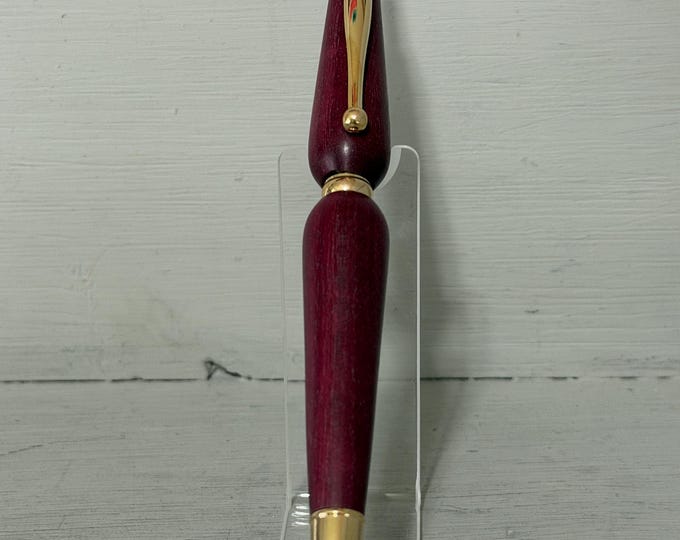 The Perfectly Purpleheart Pen - A Schmidt Slim-style Click Pen