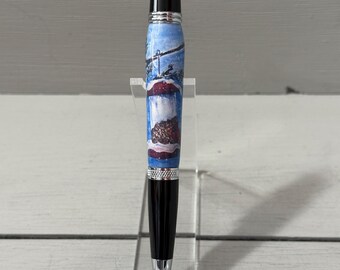 Artist's Series - Bird Feeder in Winter - A Wall St. II Photo Pen