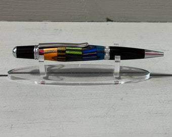 The Royal Rainbow - Wall Street II Pen with Chrome Trim