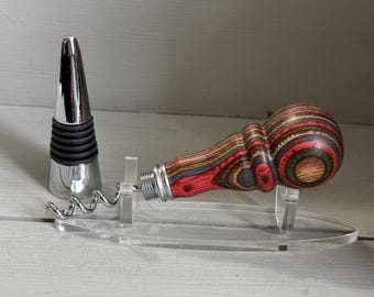 Terrain Camo Bottle Stopper/Corkscrew