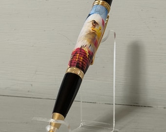 Golden Eagle Flag Photo Pen - Wall St II Pen